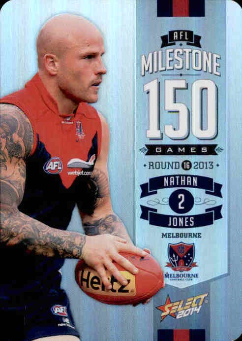 Nathan Jones, 150 Game Milestone, 2014 Select AFL Champions
