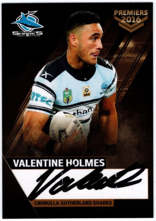 2016 Cronulla Sharks Official Signed Premiers Card Set (Read Description)