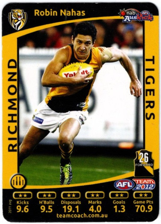 Robin Nahas, Auskick, 2012 Teamcoach AFL