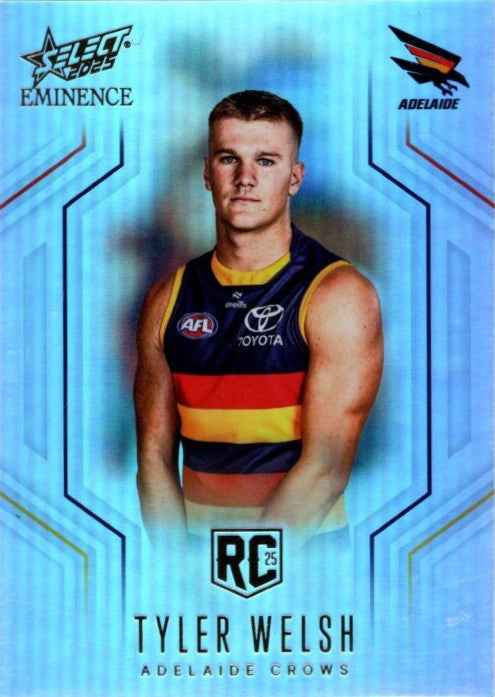 Tyler Welsh, RC, Foil Parallel, 2025 Select AFL Eminence