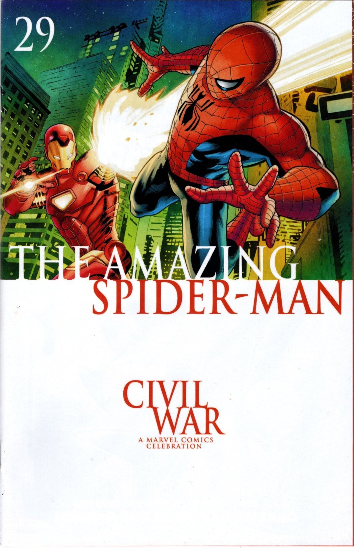 The Amazing Spider-Man, Vol. 7, #29 Greg Land Civil War Celebration Variant Comic