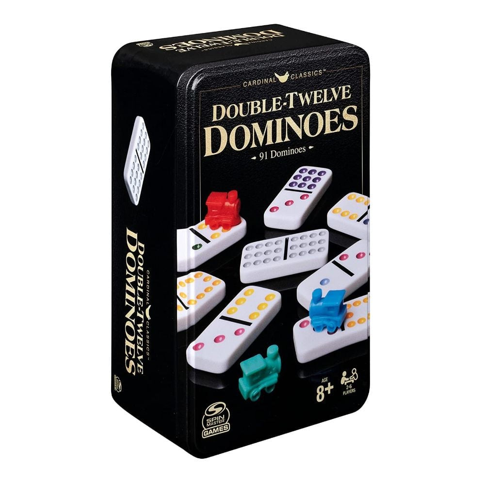 DOMINOES D12 IN TIN by Cardinal
