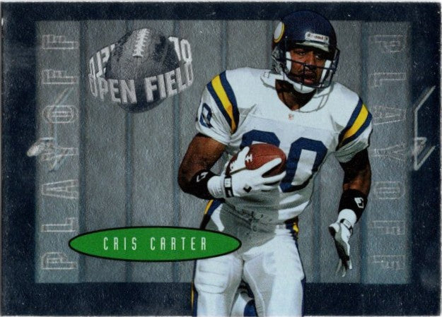 Cris Carter, #79, Open Field, 1996 Playoff Contenders Football NFL