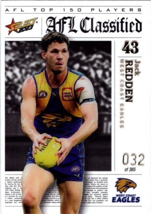 Jack Redden, AFL Classified, 2023 Select AFL Footy Stars