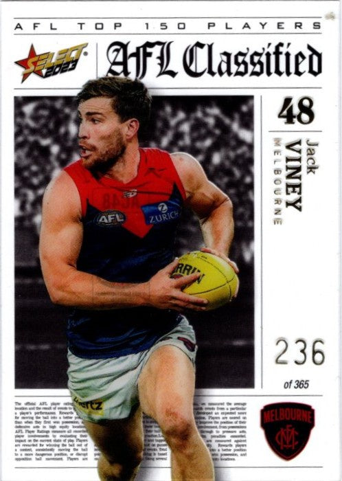 Jack Viney, AFL Classified, 2023 Select AFL Footy Stars 236