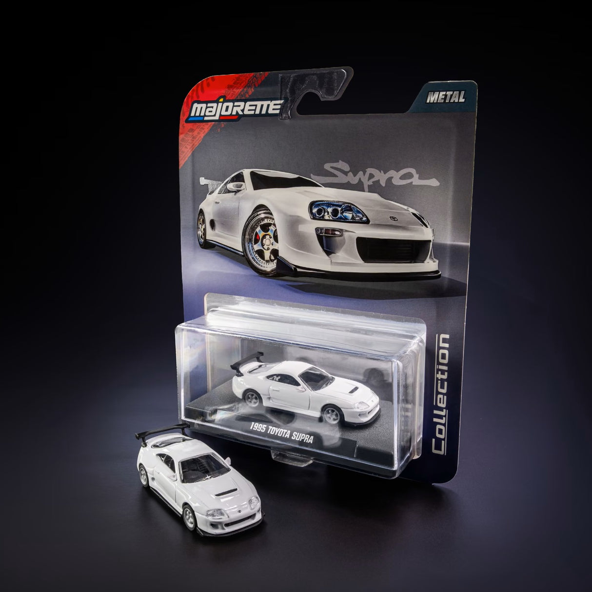 1995 Toyota Supra - Majorette: Collection Deluxe, 1:64 Scale Diecast Car