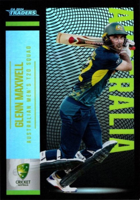 Glenn Maxwell, P024, Parallel, 2024-25 TLA CA Cricket Traders