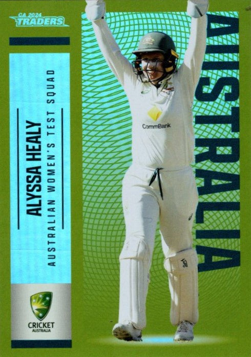 Alyssa Healy, P030, Parallel, 2024-25 TLA CA Cricket Traders