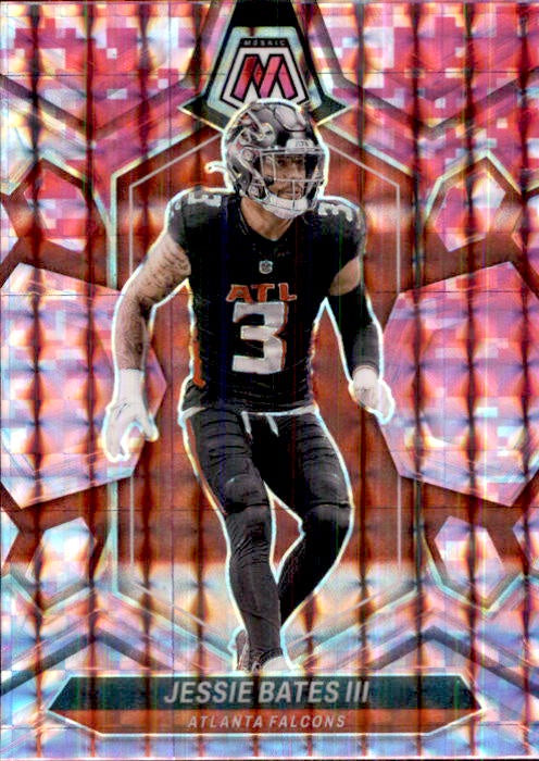 Jessie Bates III, Pink Prizm, 2024 Panini Mosaic Football NFL