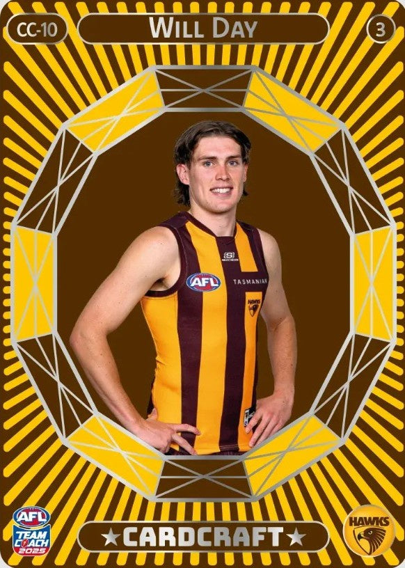 Will Day, CC-10-3, Card Craft, 2025 Teamcoach AFL