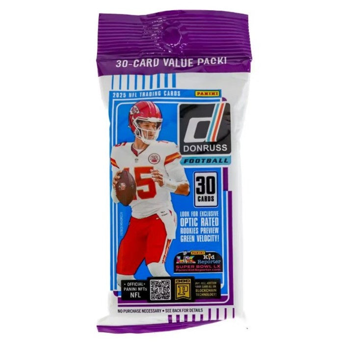 2025 Panini Donruss Football NFL Jumbo Value Pack