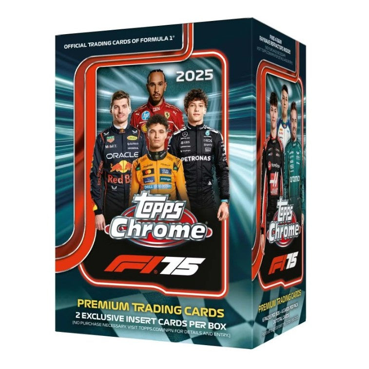 2025 Topps Chrome F1 Formula 1 Blaster Box