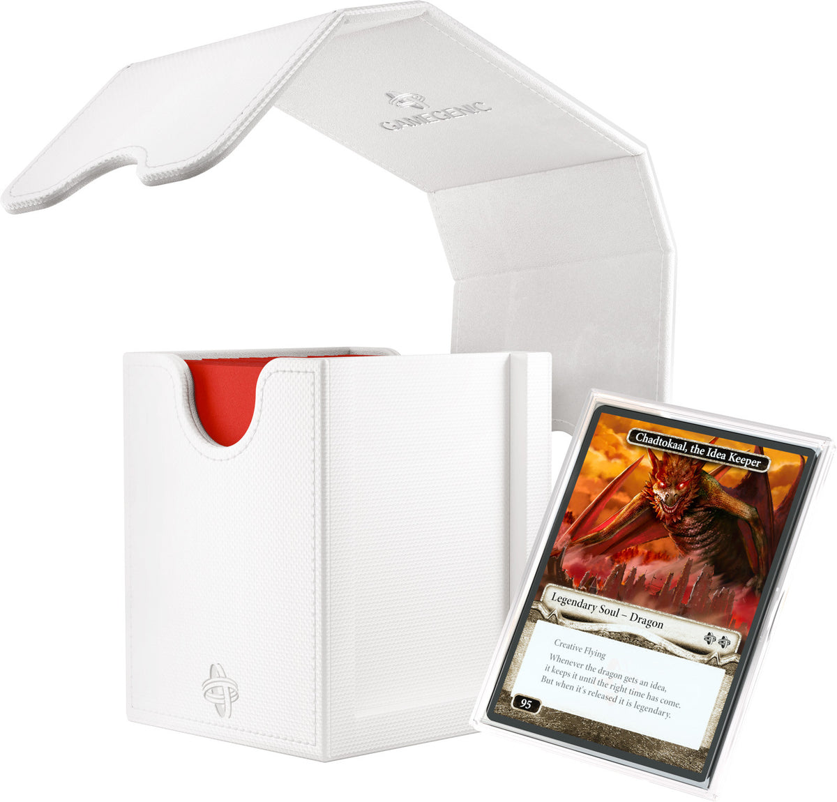 Gamegenic Squire PLUS 100+ XL White Deck Box