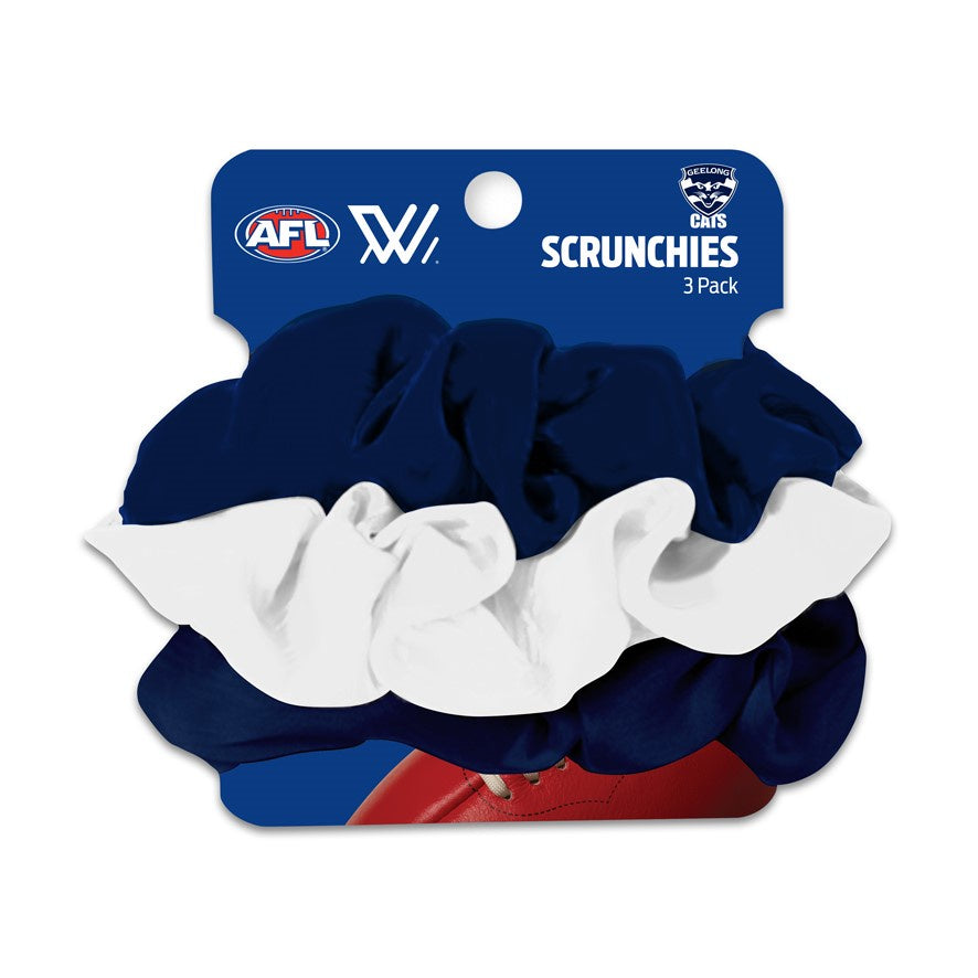 Geelong Cats Scrunchie 3 Pack
