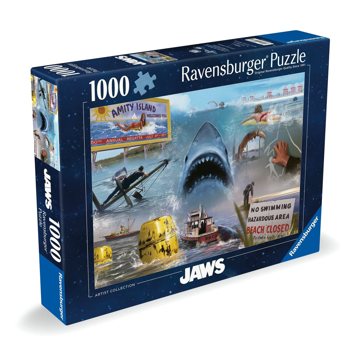 Ravensburger - Jaws - 1000 Piece Jigsaw Puzzle