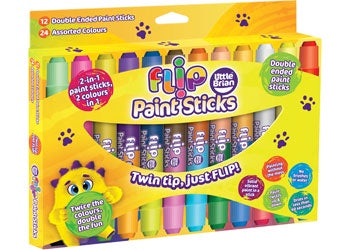 Little Brian - Flip Paint Sticks 12 pk