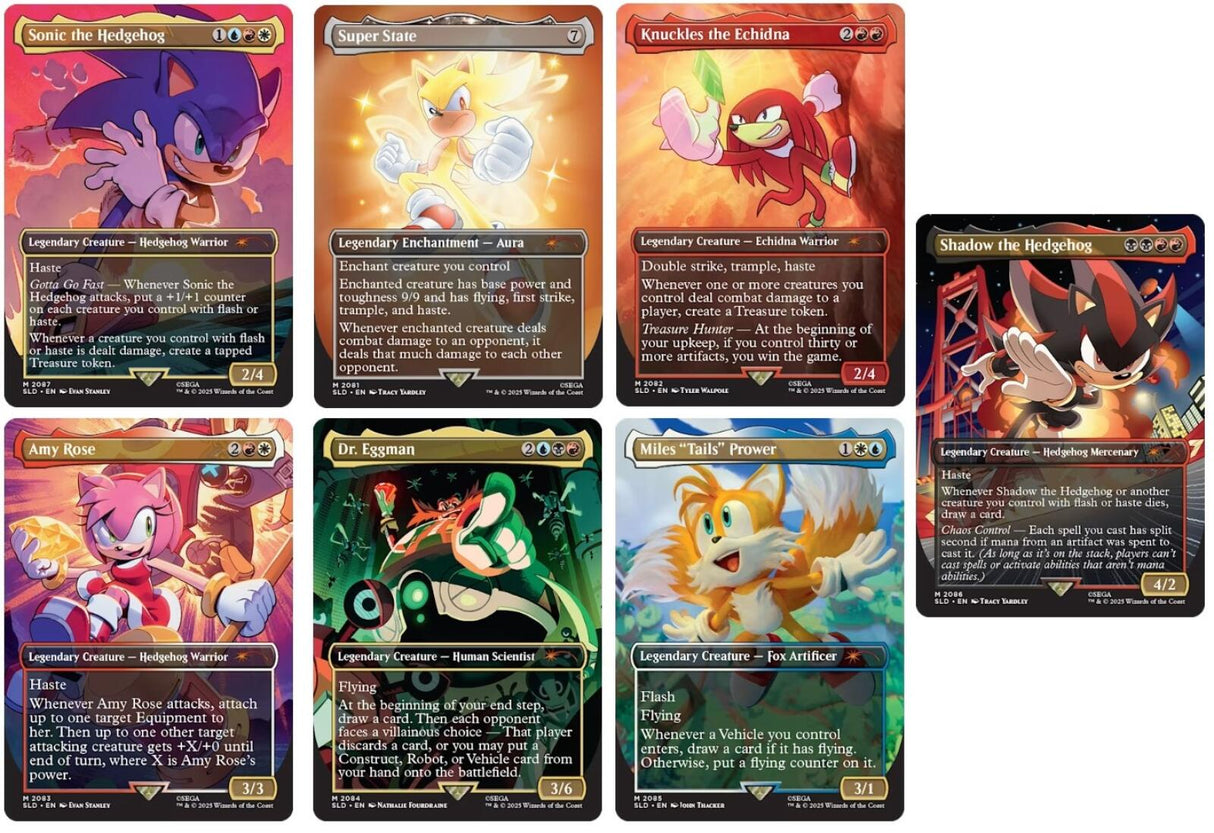 Magic the Gathering Secret Lair x Sonic the Hedgehog Friends and Foes (Non-Foil)