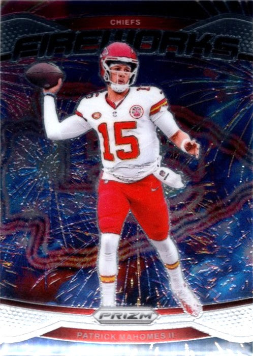 Patrick Mahomes II, Fireworks, 2024 Panini Prizm Football NFL