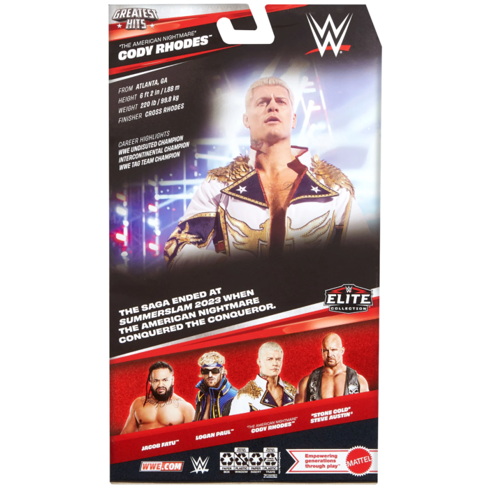 Cody Rhodes - WWE Elite Collection Greatest Hits Action Figure