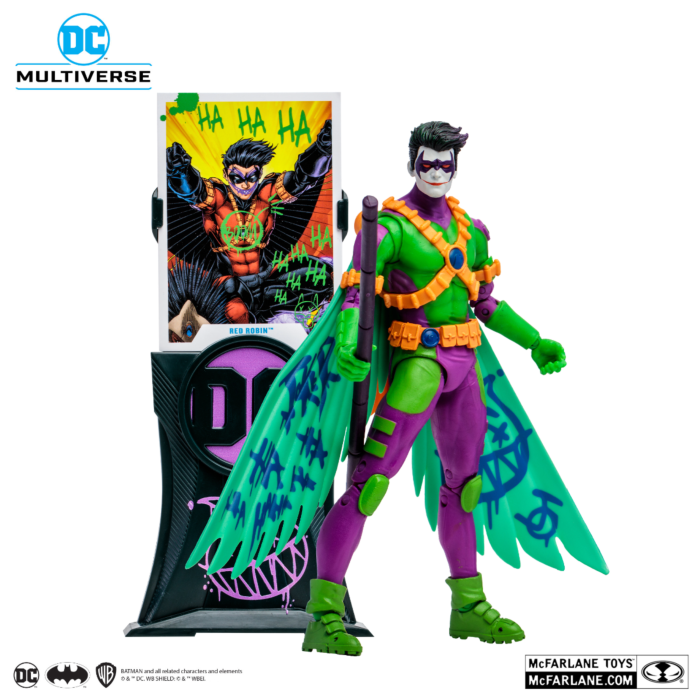 Teen Titans - Red Robin (The New 52) Jokerized DC Multiverse Gold Label 7" Scale McFarlane Action Figure
