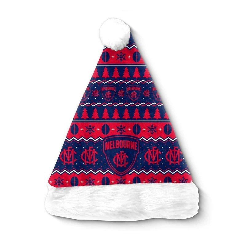 Melbourne Demons Christmas Santa Hat