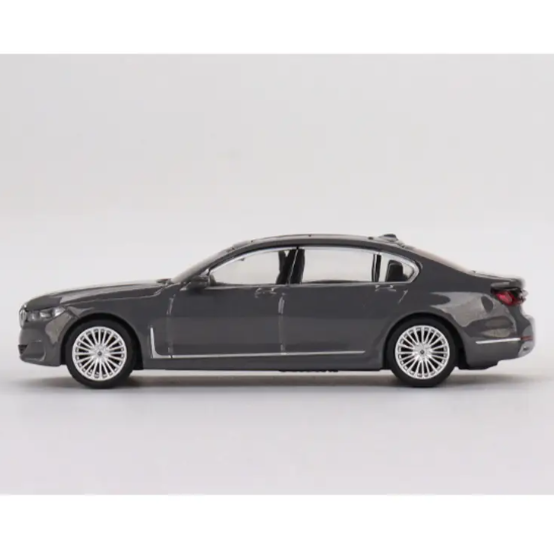 Mini GT, BMW 750Li xDrive Bernina Grey Amber Effect, 1:64 Scale Diecast Model Car
