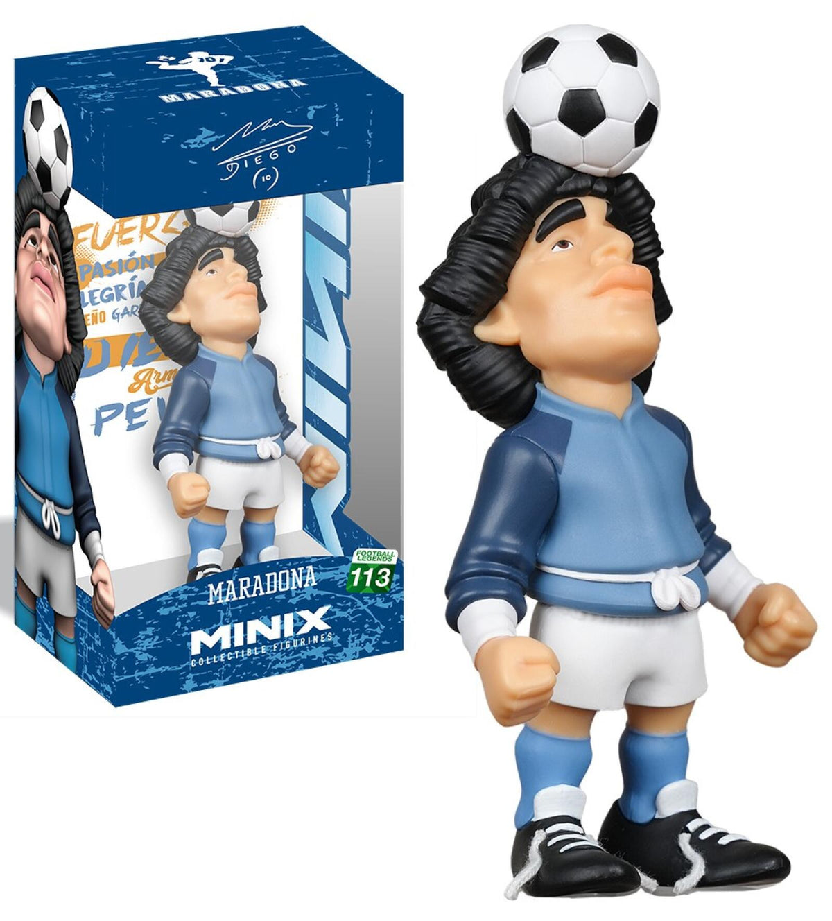 MINIX Football Stars Maradona Live is Life Warm Up with Shoelaces 113