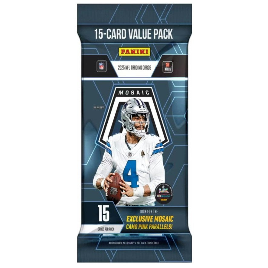 2025 Panini Mosaic Football NFL Jumbo Value Pack