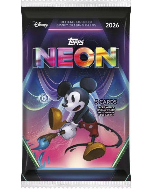 2026 Topps Disney Neon Hobby Box