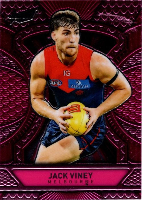 Jack Viney, LDP55, Luminous Dragon Scales Pink, 2025 Select AFL Footy Stars