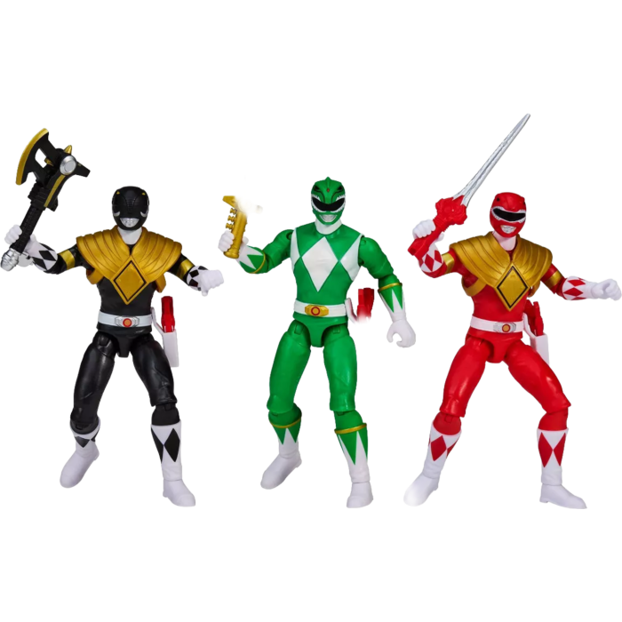 Mighty Morphin Power Rangers: Re-Ignition - Dragon Shield Power Transfer 5.25" Action Figure 3-Pack