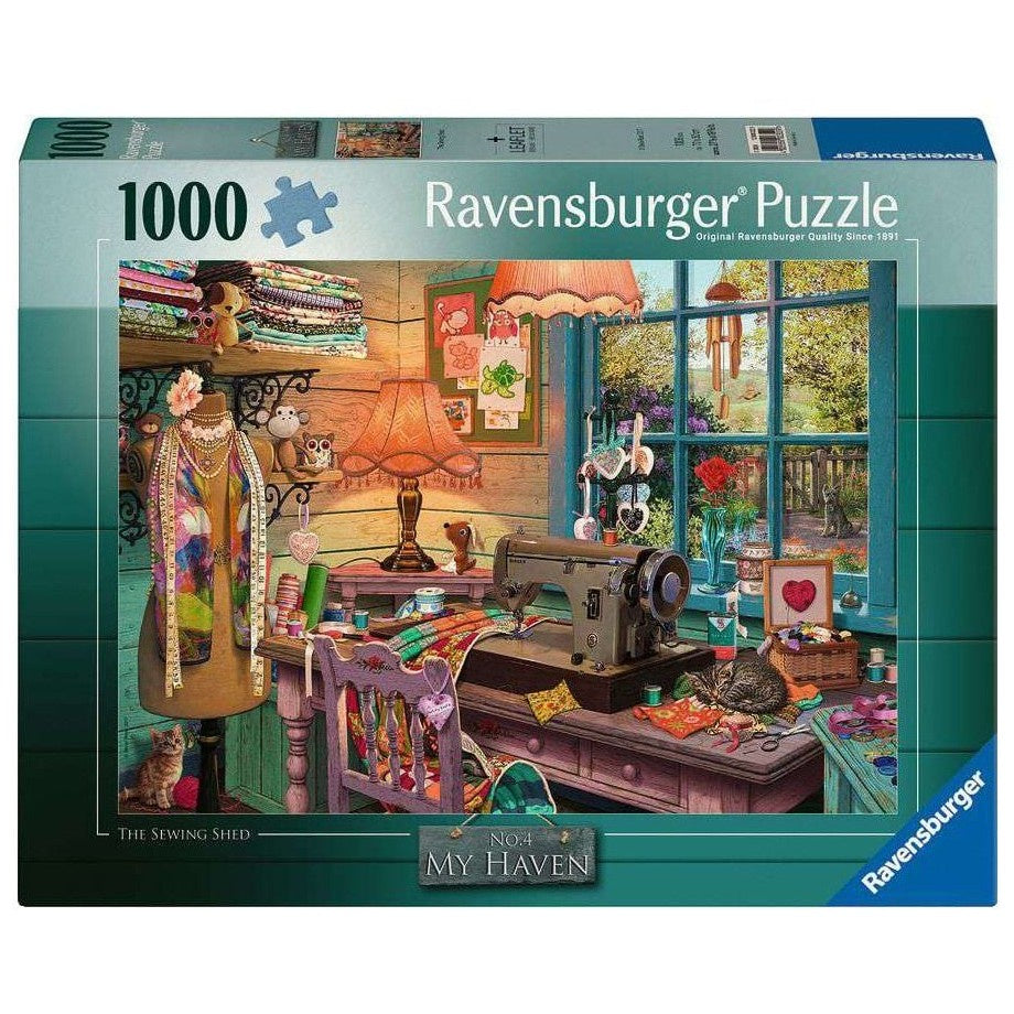 Ravensburger - The Sewing Shed - 1000 Piece Jigsaw Puzzle