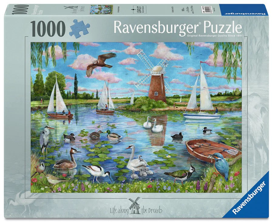 Ravensburger - Life Along the Broads - 1000 Piece Jigsaw Puzzle