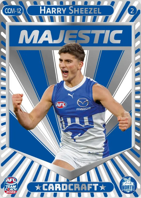 Harry Sheezel, CCM-12-2, Majestic Card Craft, 2025 Teamcoach AFL