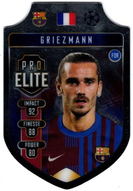 Antoine Griezmann, Pro Elite Shield, 2021-22 Topps Match Attax UEFA Champions & Europa League