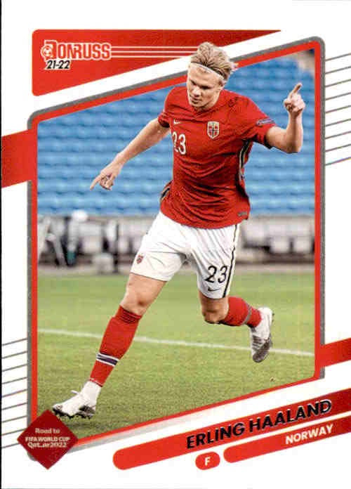 Erling Haaland, 2021-22 Panini Donruss Soccer Road To FIFA World Cup Qatar