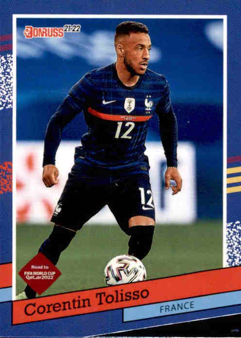Corentin Tolisso, 1991 Tribute, 2021-22 Panini Donruss Soccer Road To FIFA World Cup Qatar