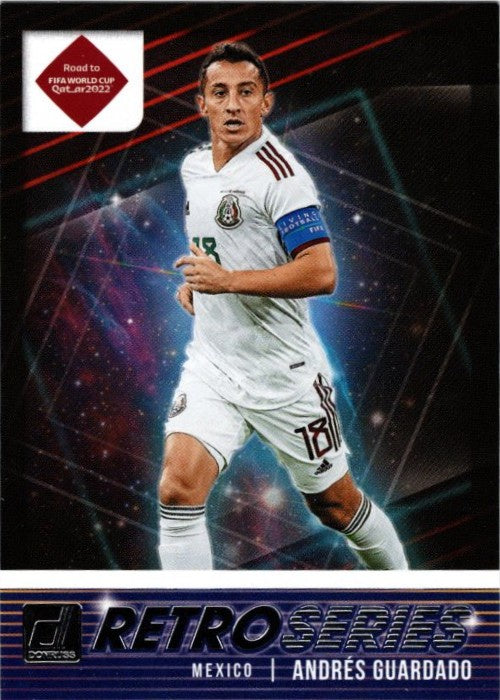 Andres Guardado, Retro Series, 2021-22 Panini Donruss Soccer Road To FIFA World Cup Qatar