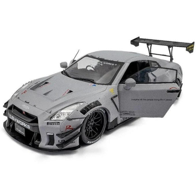 2024 Nissan Skyline GT-R (R35) w/Liberty Walk Body Kit, 1:18 Scale Diecast Car