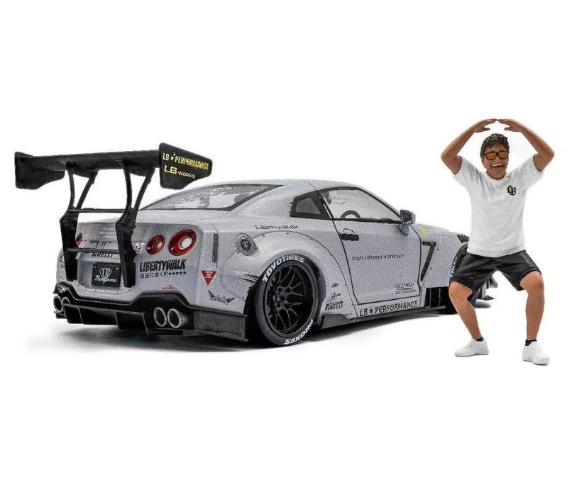 2024 Nissan Skyline GT-R (R35) w/Liberty Walk Body Kit, 1:18 Scale Diecast Car