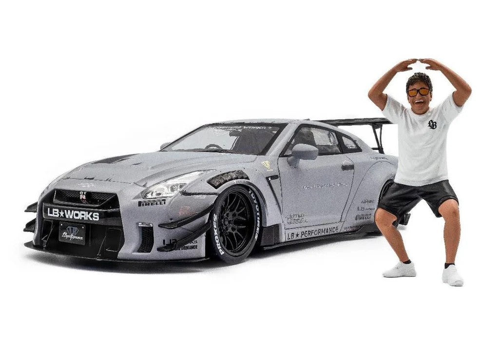 2024 Nissan Skyline GT-R (R35) w/Liberty Walk Body Kit, 1:18 Scale Diecast Car