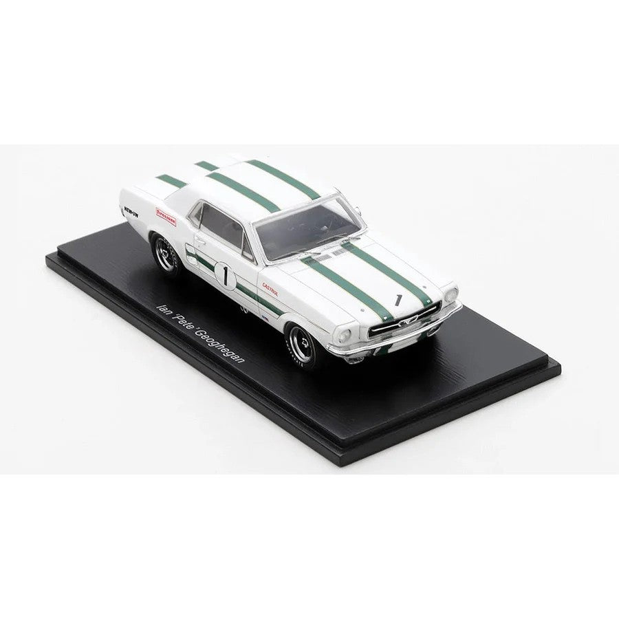 Spark SP278, FORD MUSTANG - 1968 ATCC WINNER - GEOGHEGAN - 1:43 Scale Resin Model Car