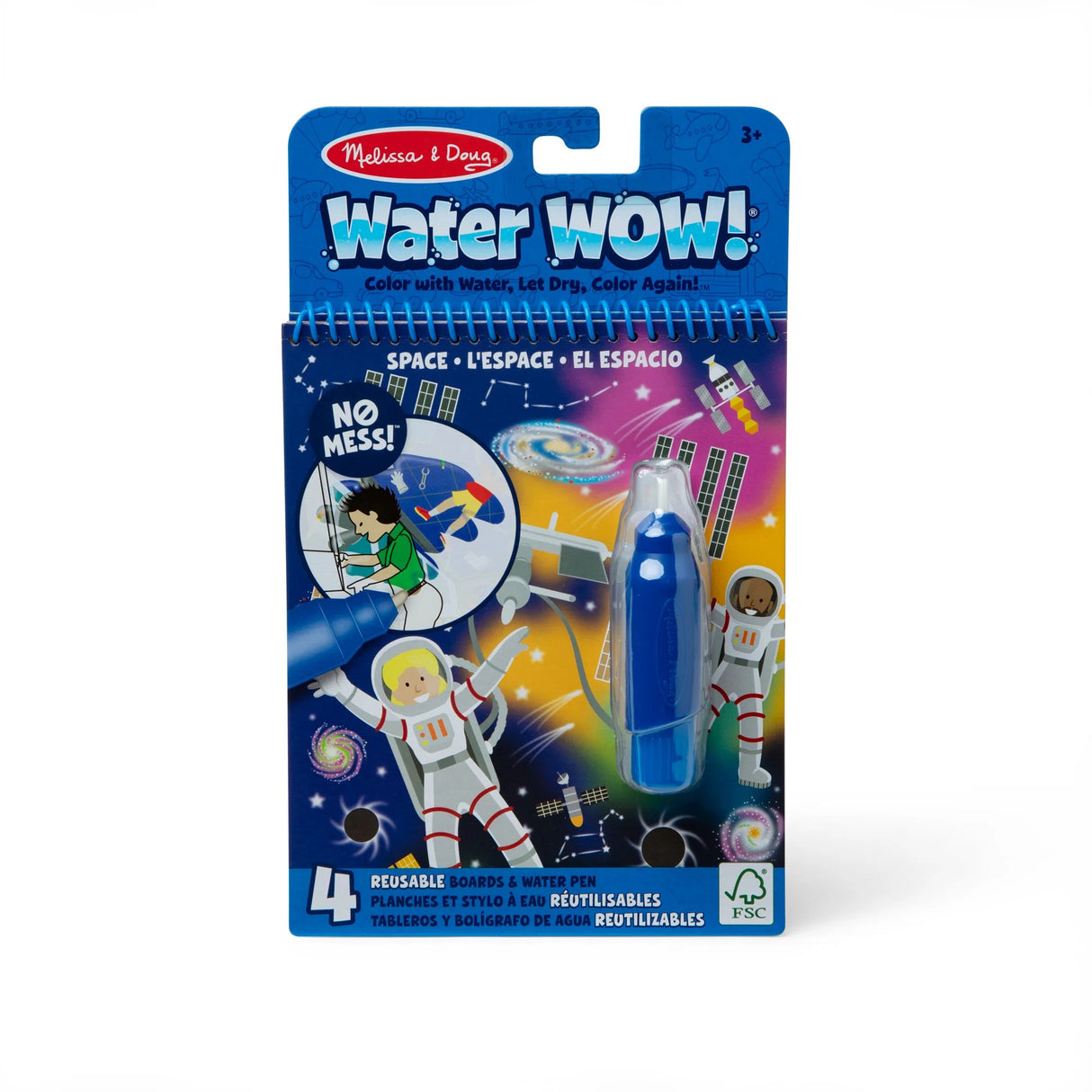 Melissa & Doug -Water Wow! Space Water- Reveal Pad – On the Go Travel Activity