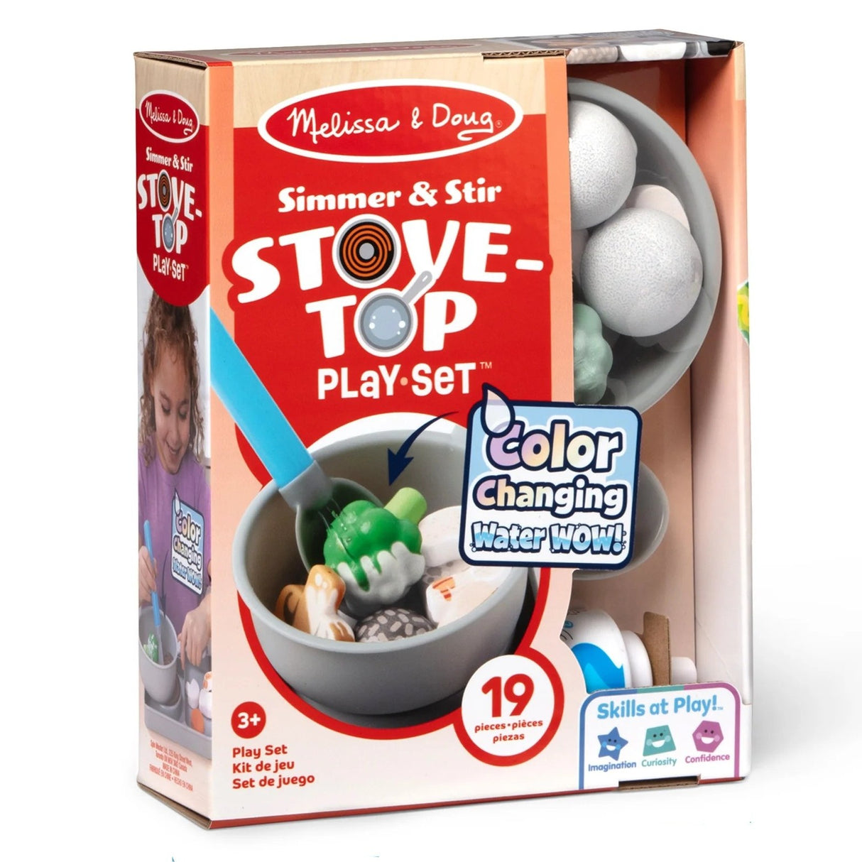 Melissa & Doug - Water WOW! Simmer & Stir Stove-Top Play Set