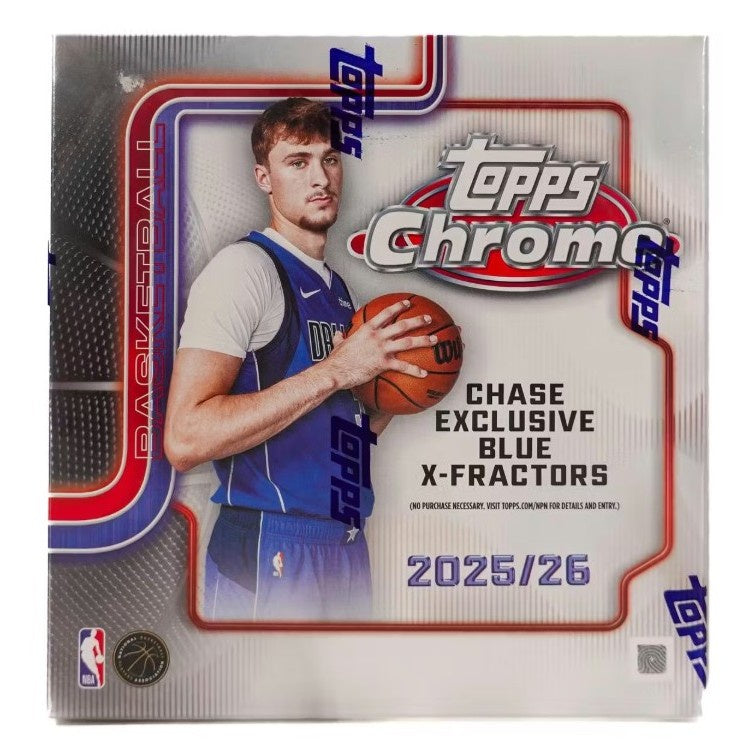 2025-26 Topps Chrome Basketball NBA Mega Box