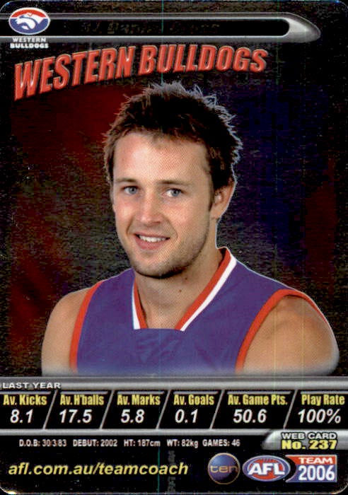 Daniel Cross, Silver, 2006 Teamcoach AFL