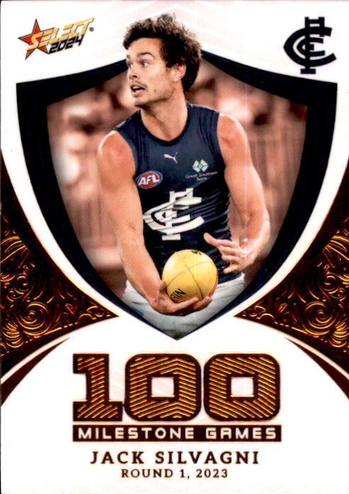 Jack Silvagni, MG13, Milestone, 2024 Select AFL Footy Stars