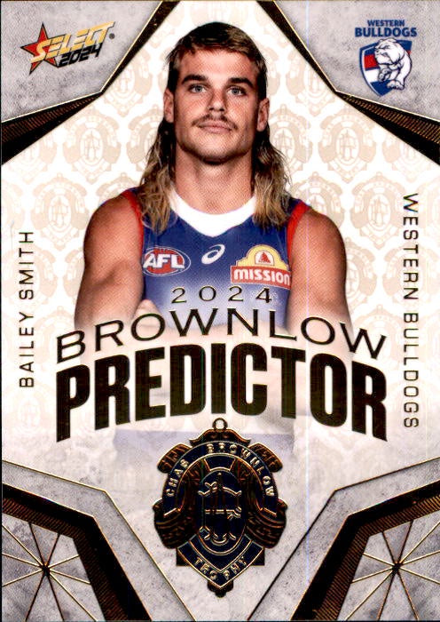 Bailey Smith, Gold Brownlow Predictor, 2024 Select AFL Footy Stars