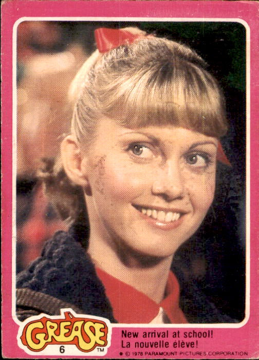 New arrival at school!, #6, 1978 Topps GREASE Collector Cards - French Version
