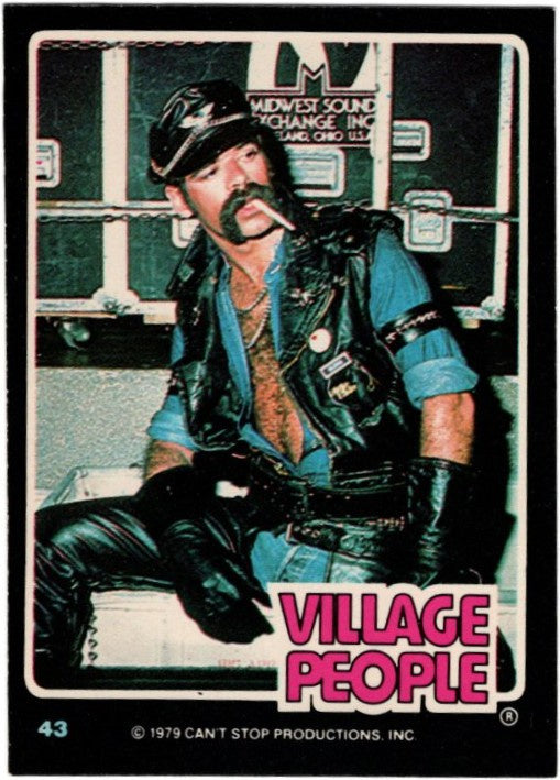 Village People #43, 1979 Donruss Rockstars